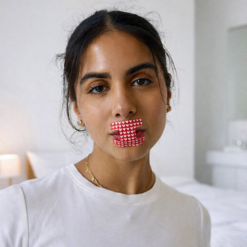 Partial Coverage Mouth Tape - Pink